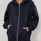 Comfort Chic: Dames Fleece Hoodie - Ruimvallend, Trendy & Warm
