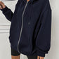 Comfort Chic: Dames Fleece Hoodie - Ruimvallend, Trendy & Warm
