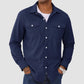 Stijlvolle Heren Corduroy Shacket - Licht & Casual met Knoopsluiting