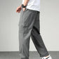 Micael - Militairgroene Casual Katoenen Broek