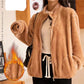 Gezellige Elegantie: Dames Thermische Sherpa-Gevoerde Teddyjas – Perfect voor de Winter!