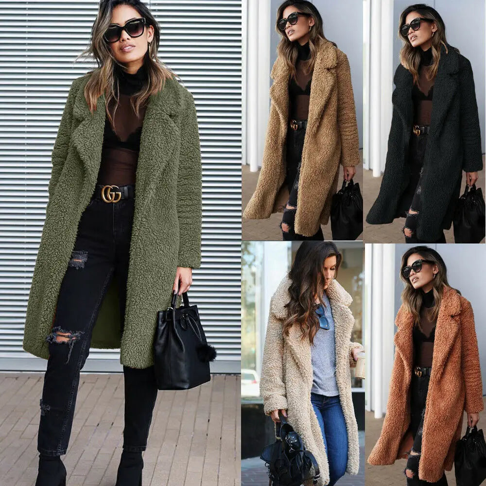 Vintage Winterjas met Nepbont