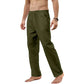 Russel - Licht Khaki Linnen Jogger