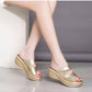 Comfort Chic: Dames Orthopedische Sleehak Sandalen