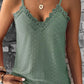 Lenda - Groene Kant Gehaakte Camisole Top