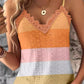 Lenda - Groene Kant Gehaakte Camisole Top