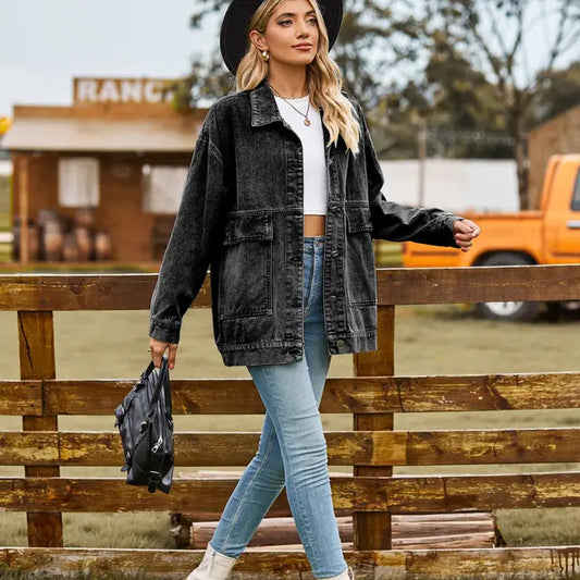 Britt - Stijlvolle Denim Jas
