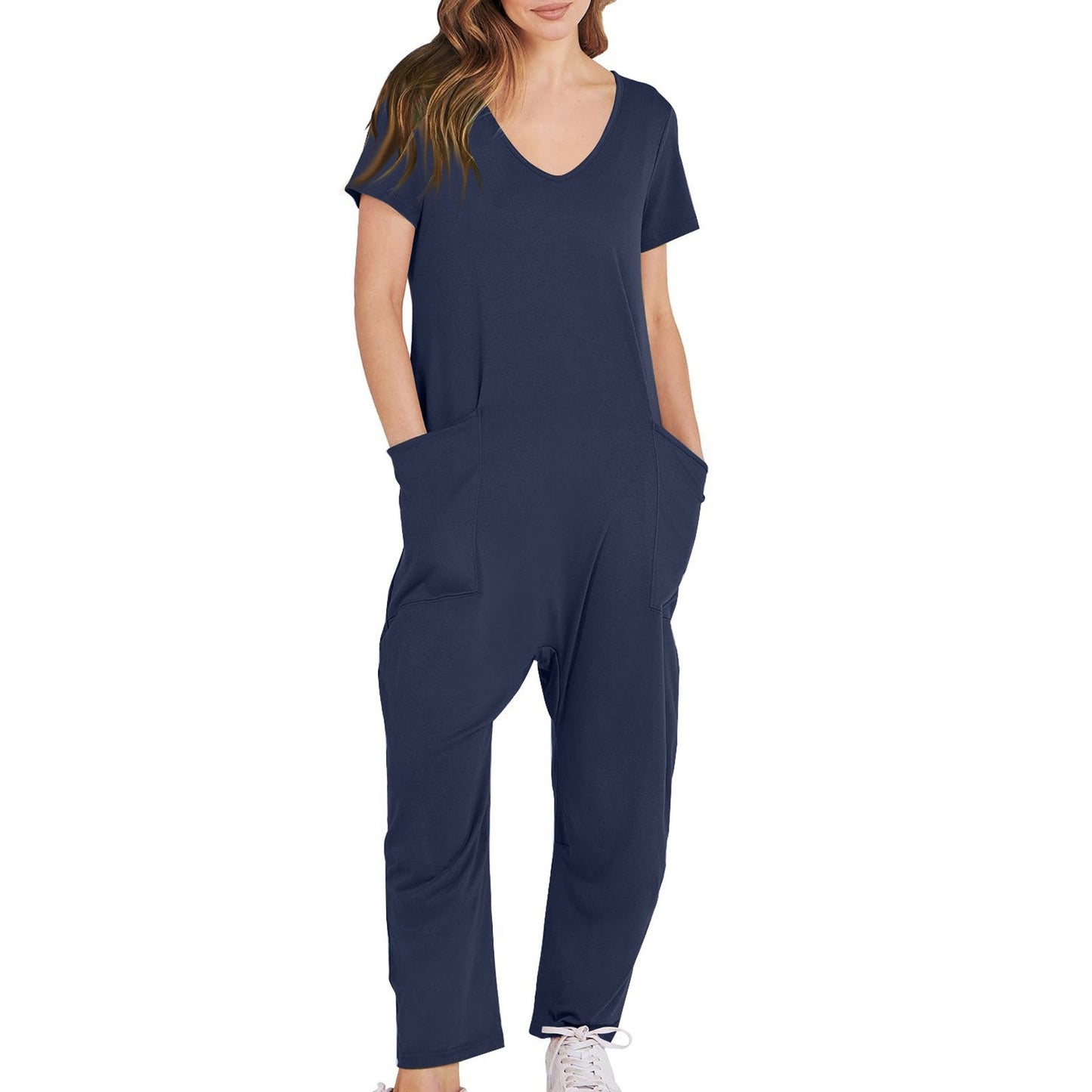 Faylin - Casual V-hals Jumpsuit