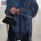 Herfst Chic: Losvallend Kant-Design Shirt