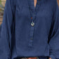 Chique Damesblouse met Lange Mouwen & Knoopsluiting