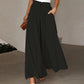 Sallie - Apricotkleur Casual Wijde Broek
