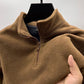 Serene Elegantie: De Serenzo Half-Zip Fleece Jas - Gezellig, Chic, Veelzijdig