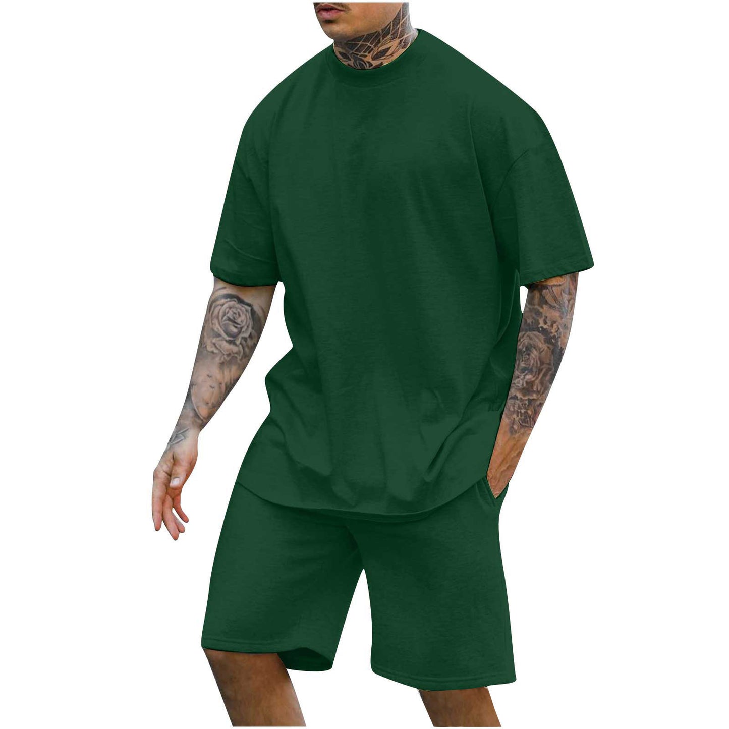 Danny - Gestreept Heren T-shirt Set