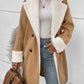 CozyChic Winter Elegance: Dames Thermische Gevoerde Modieuze Jas