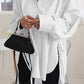 Herfst Chic: Losvallend Kant-Design Shirt