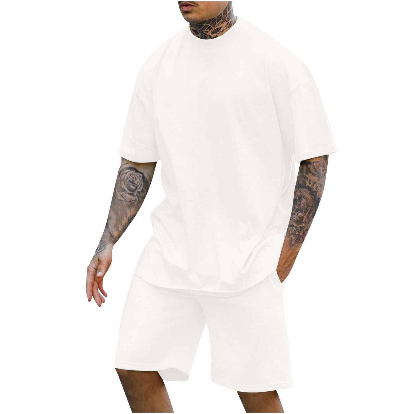 Danny - Gestreept Heren T-shirt Set