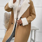 CozyChic Winter Elegance: Dames Thermische Gevoerde Modieuze Jas
