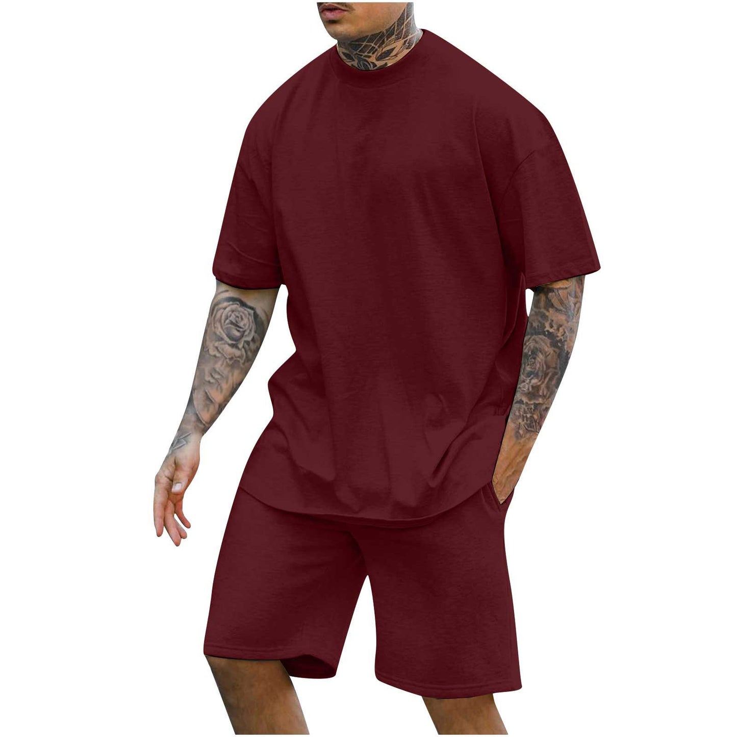 Danny - Gestreept Heren T-shirt Set