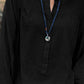 Chique Damesblouse met Lange Mouwen & Knoopsluiting
