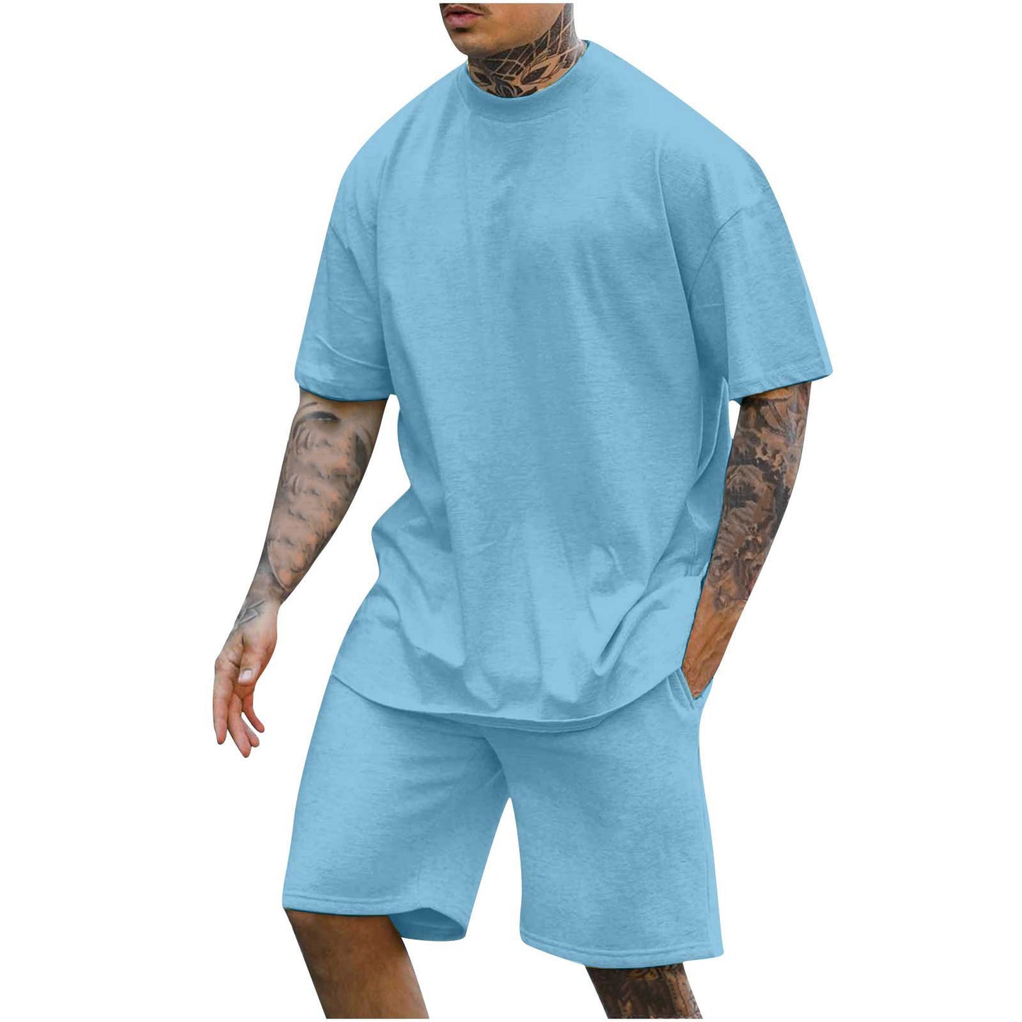 Danny - Gestreept Heren T-shirt Set