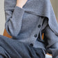 Elegant Comfort: Premium Mock Neck Trui - Tijdloos, Ademend Chic