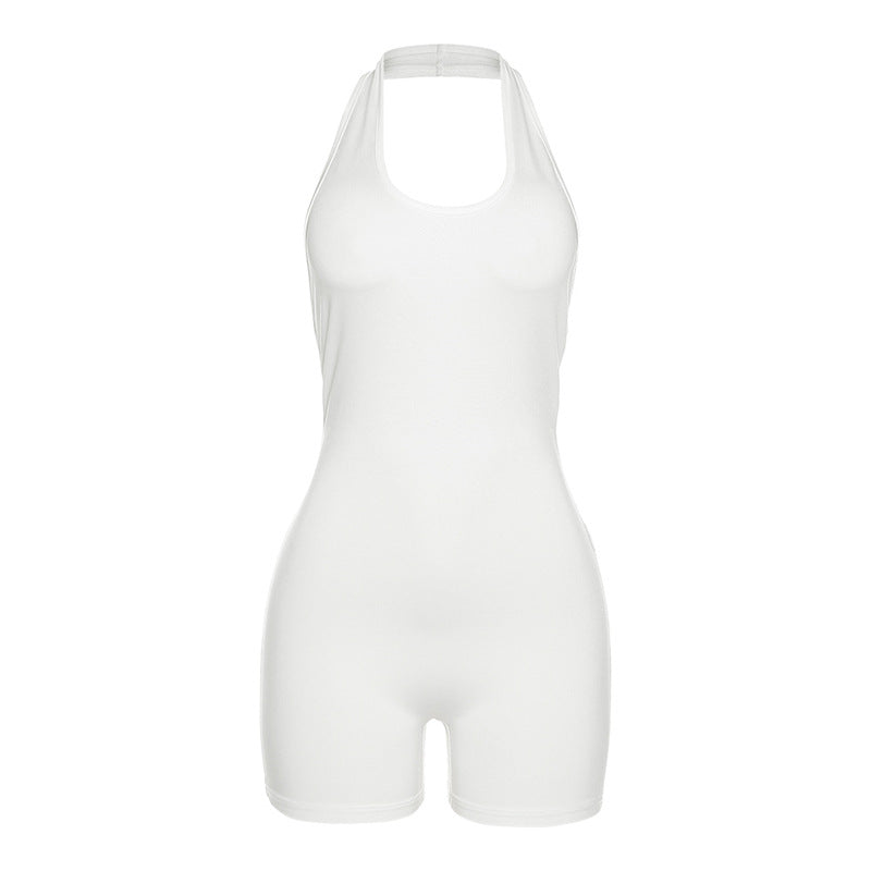 Pleunie - Sexy Halternek Jumpsuit