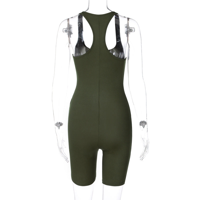 Odelia - Sexy Geribbelde Jumpsuit