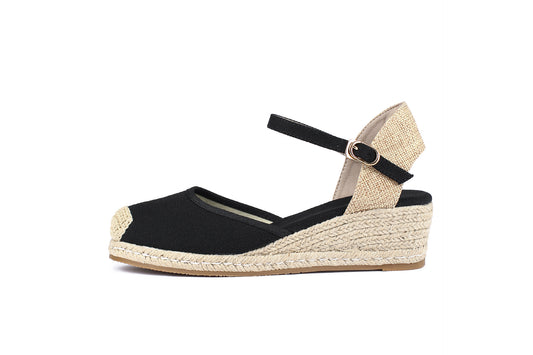 Alisia - Zwarte Orthopedische Sandalen