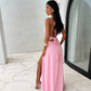 Nelia - Elegante Halter Jurk
