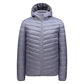 ArcticShield Heren Capuchon Puffer: Lichtgewicht, Gewatteerd, Weerbestendige Winterjas