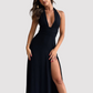 Nelia - Elegante Halter Jurk