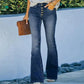 Zoey - Lichtblauwe Denim Broek met Hoge Taille voor een Verleidelijke Look