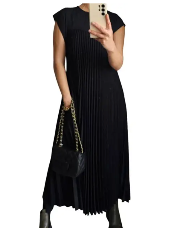 Joryen - Plisse Comfort Jurk