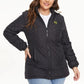 Chique Argyle Rits-Up Capuchonjas: Knusse Elegantie voor de Winter