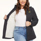 Chique Argyle Rits-Up Capuchonjas: Knusse Elegantie voor de Winter