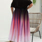 Paarse Plus Size Zomerjurk - Lexi