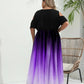 Paarse Plus Size Zomerjurk - Lexi