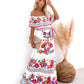 Vanna - Witte Boho Strand Maxi Jurk