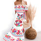 Vanna - Witte Boho Strand Maxi Jurk