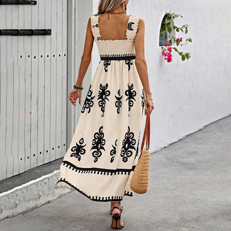Rebekka - Elegante Retrostijl Maxi-jurk