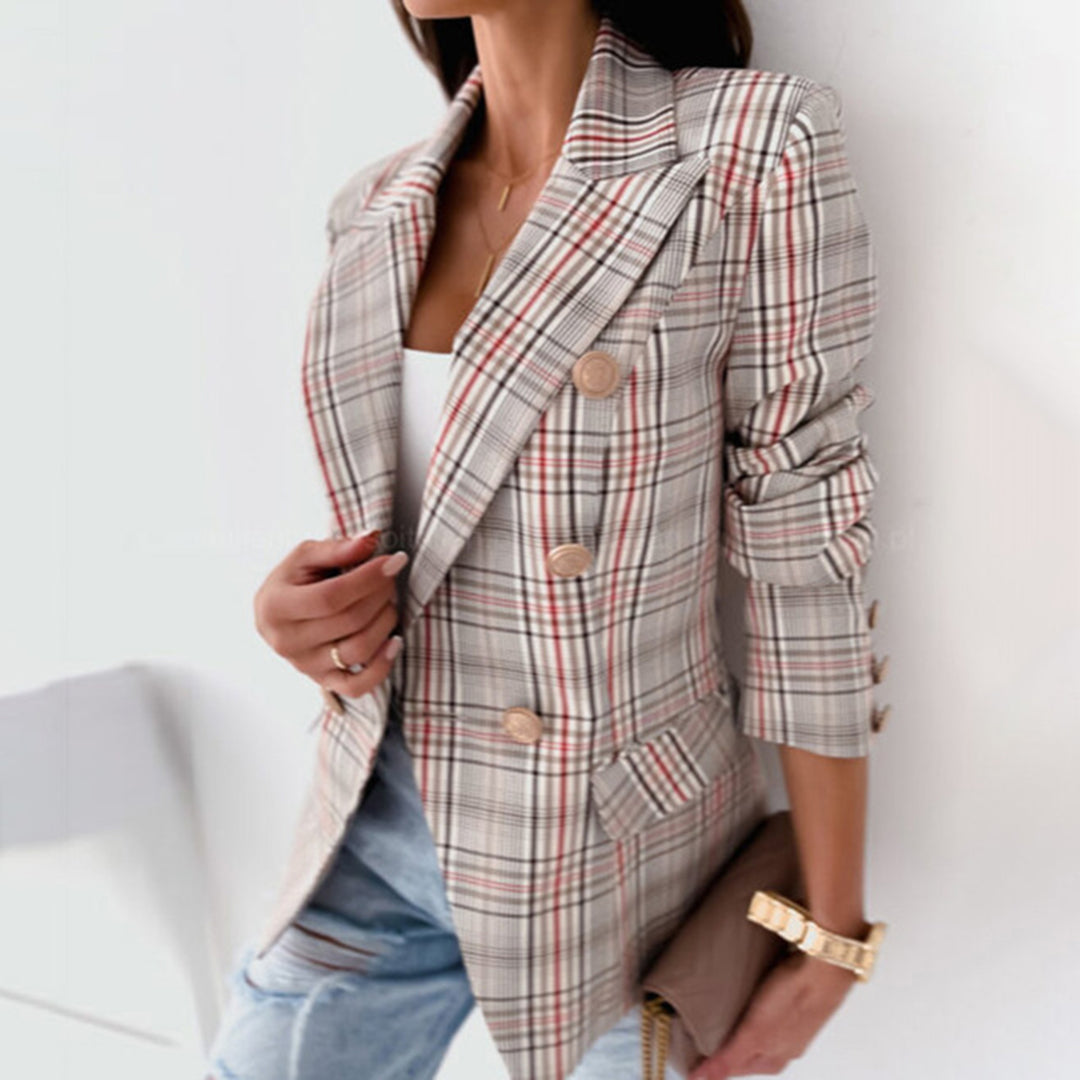 Lois - Geruite Blazer