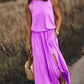 Amelia - relaxte witte maxi-jurk