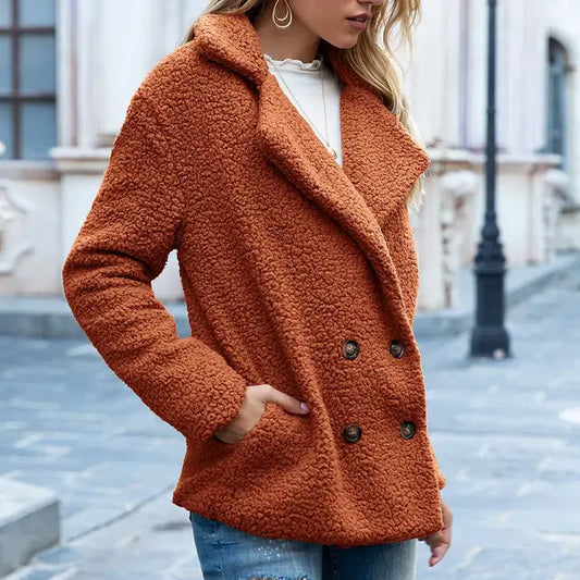 Chique Warmte: Trendy Winter Pluche Reversjas - Comfort Ontmoet Stijl