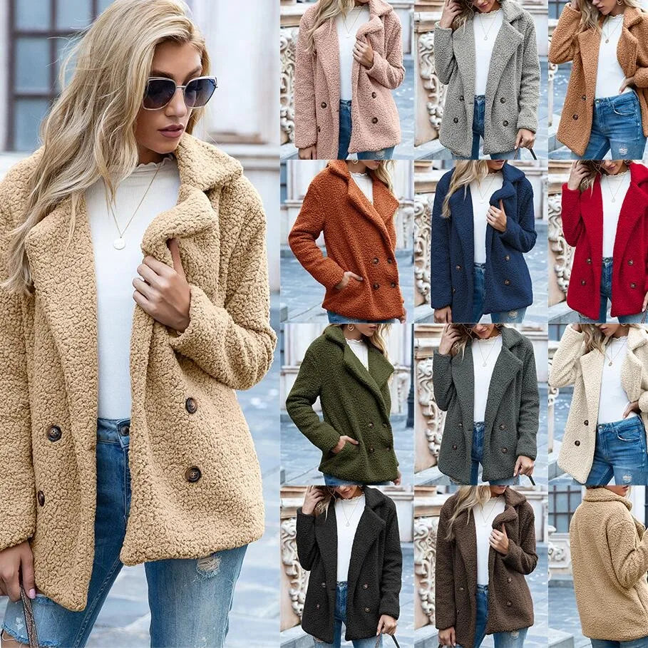 Chique Warmte: Trendy Winter Pluche Reversjas - Comfort Ontmoet Stijl