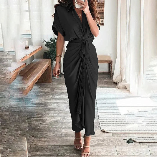 Abelina - Elegante Lange Zomerjurk