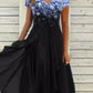 Marit - Dames Chiffon Feestjurk