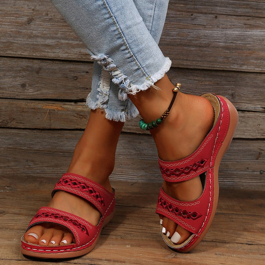 Zwarte Orthopedische Sandalen - Liza