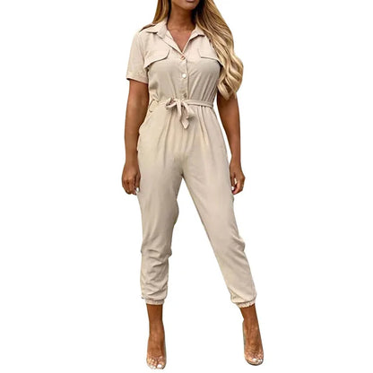 Basina - Elegante Cargo Jumpsuits