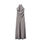 Clarinde - Halter Maxi Jurk