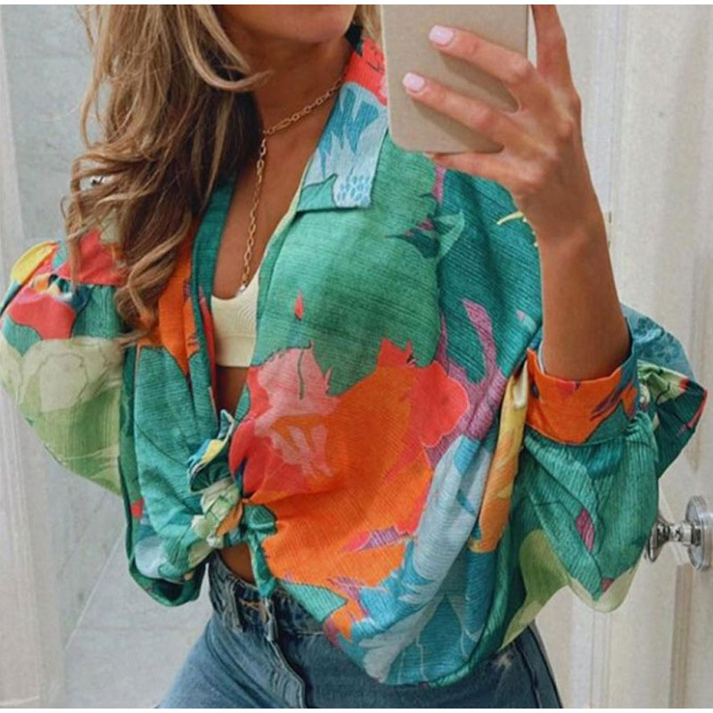 Fenou - Oranje Elegante Blouses